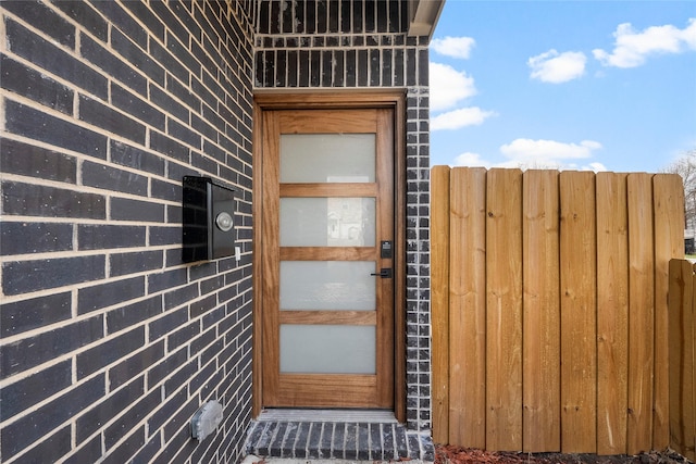 view of property entrance