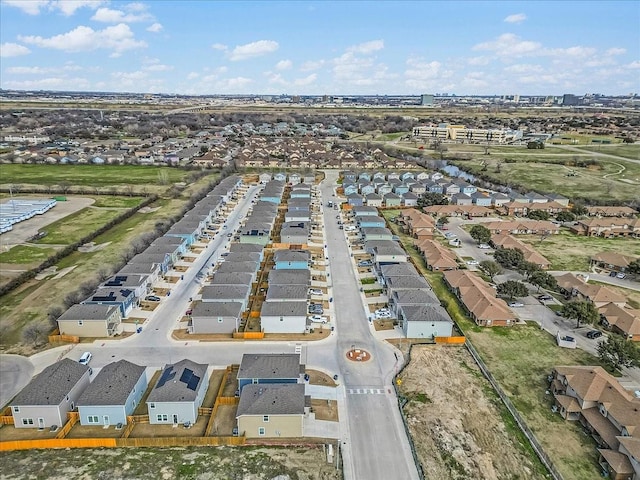 drone / aerial view featuring a residential view