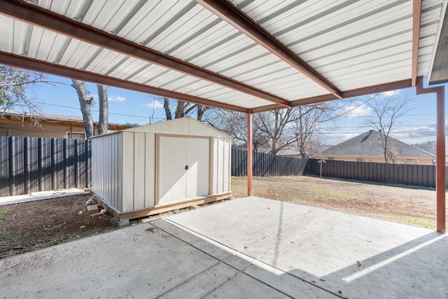 exterior space featuring a fenced backyard