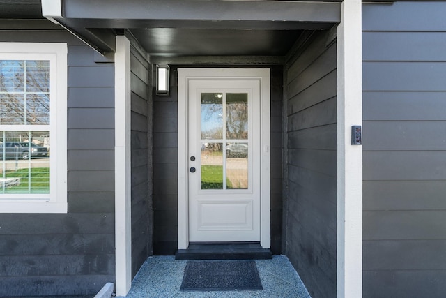 view of property entrance