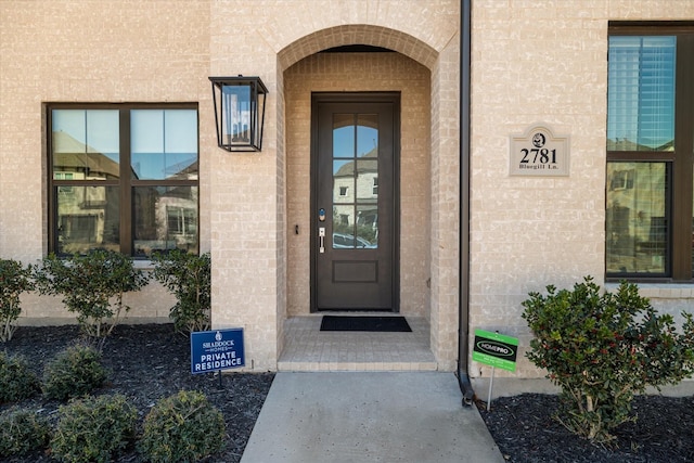 2781 Bluegill Ln, Prosper, TX 75078 - entrance to property featuring brick siding