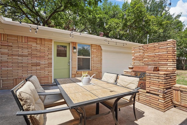 view of patio / terrace featuring outdoor dining area