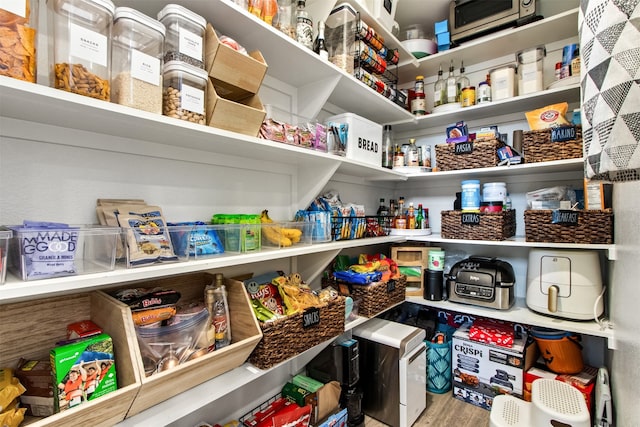 view of pantry