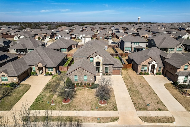 drone / aerial view featuring a residential view