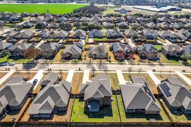 birds eye view of property featuring a residential view