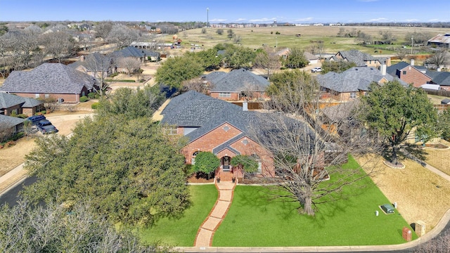 birds eye view of property featuring a residential view