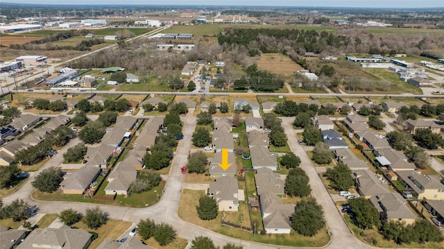 birds eye view of property featuring a residential view