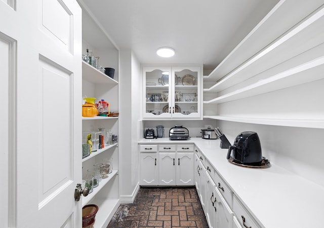 pantry with visible vents