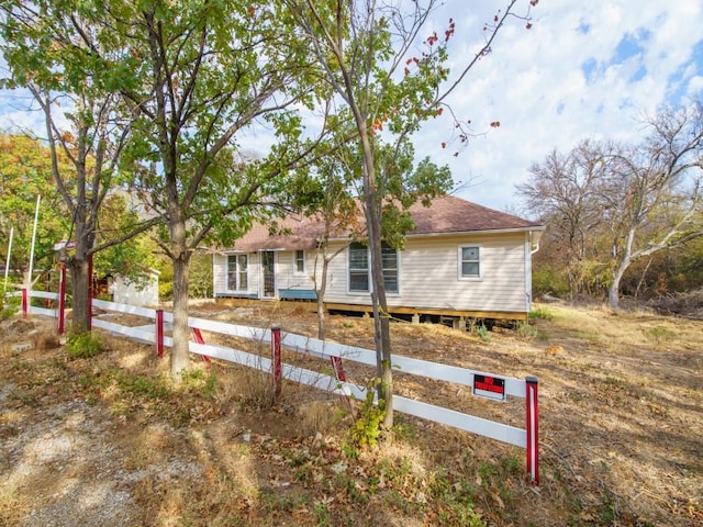 225 Lake Dr, Hickory Creek, TX 75065 - ranch-style home with fence