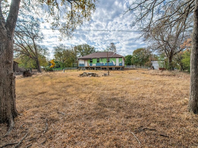 225 Lake Dr, Hickory Creek, TX 75065 - view of yard