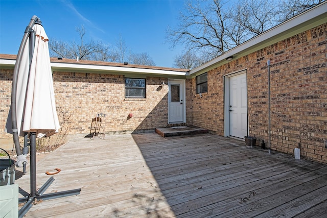 view of deck