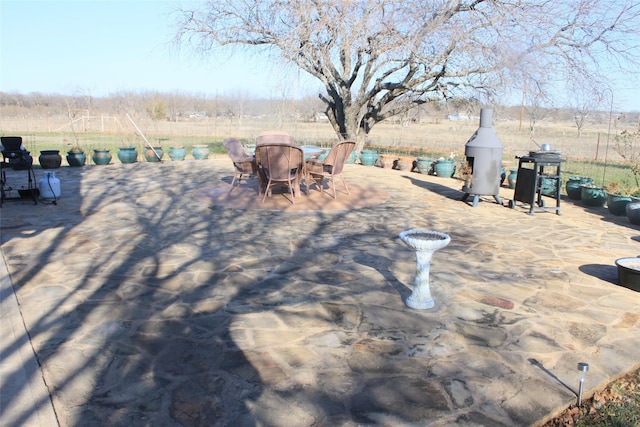 view of patio / terrace featuring a playground