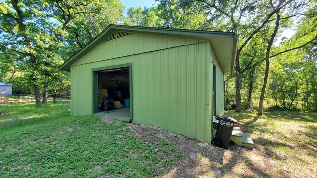 view of outbuilding with an outdoor structure