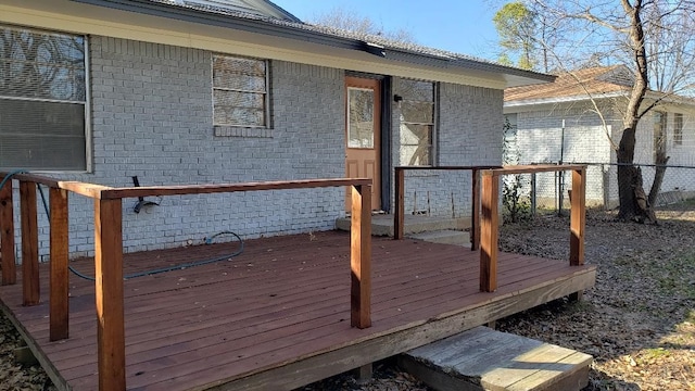 3304 Avon Dr, Denton, TX 76209 - view of wooden terrace