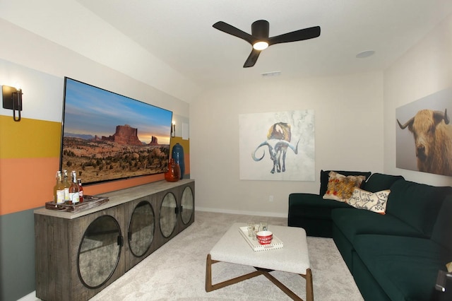 1909 Paxton Pass, Mckinney, TX 75071 - living area with carpet floors and a ceiling fan