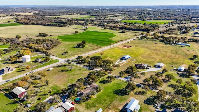 birds eye view of property featuring golf course view