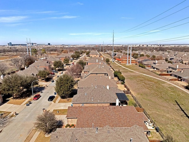 drone / aerial view featuring a residential view