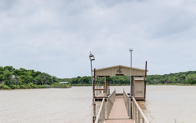 133 Sunset Bay Pointe Ct, Chico, TX 76431 - view of dock with a water view