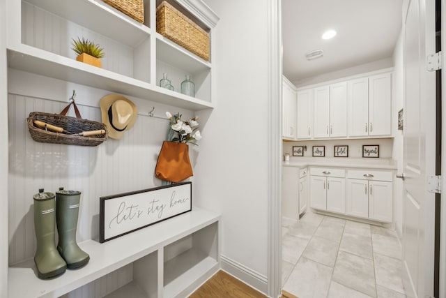 view of mudroom