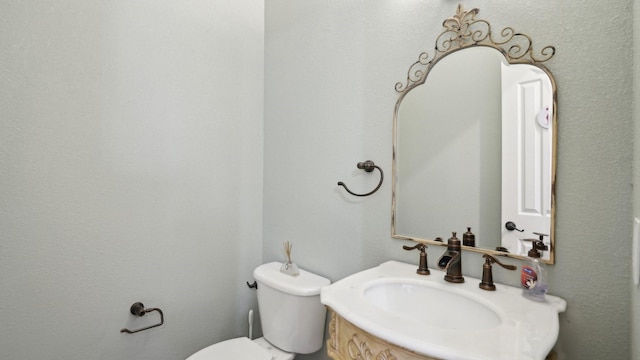 bathroom with a sink and toilet