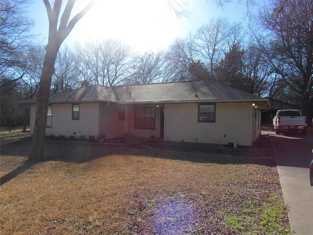 view of ranch-style house