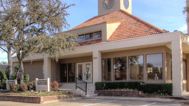 view of property featuring entry steps