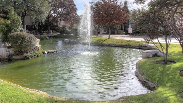 view of water feature