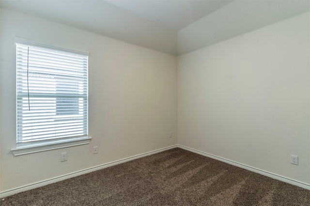 unfurnished room featuring carpet, baseboards, and a wealth of natural light