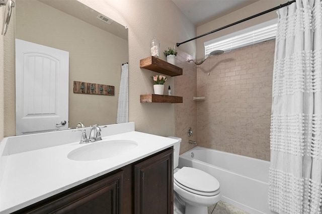 2601 Sabine Cir, Royse City, TX 75189 - bathroom with shower / bath combo with shower curtain, toilet, and vanity