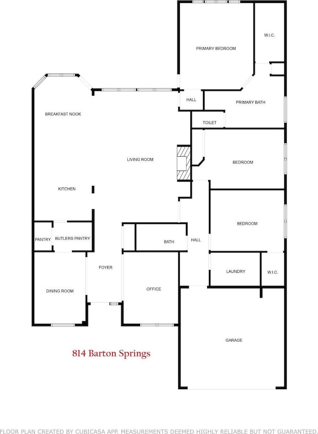 814 Barton Springs Dr, Fairview, TX 75069 - room layout