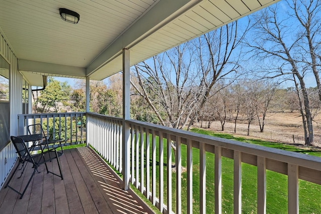 view of deck