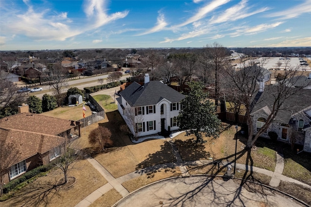 birds eye view of property featuring a residential view