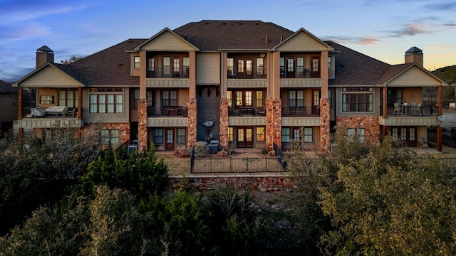 view of rear view of property