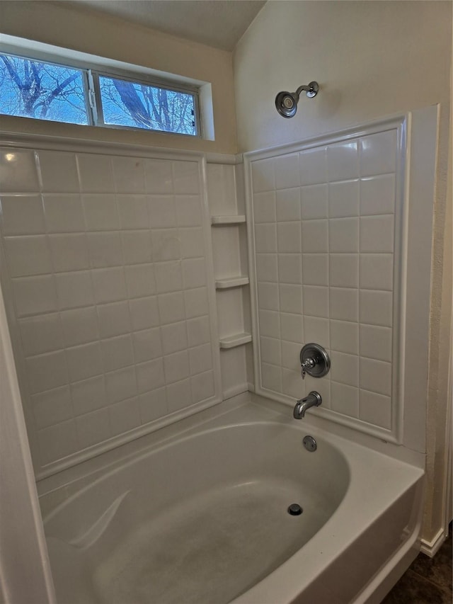 full bathroom with shower / bath combination