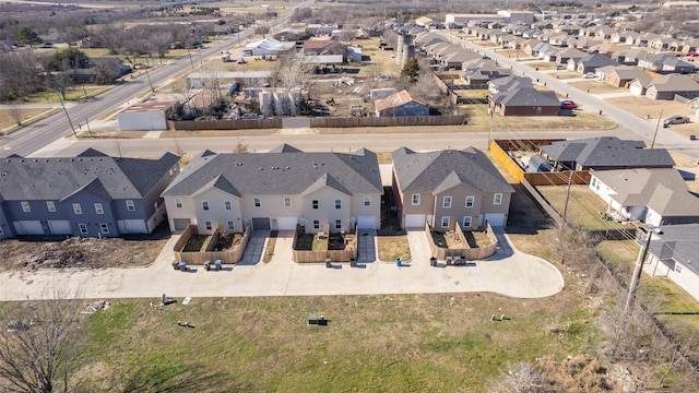 drone / aerial view featuring a residential view