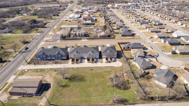 bird's eye view featuring a residential view