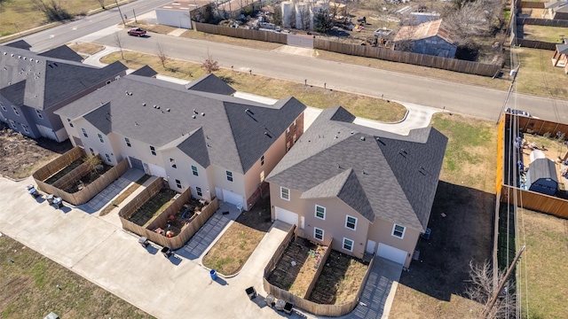 bird's eye view featuring a residential view