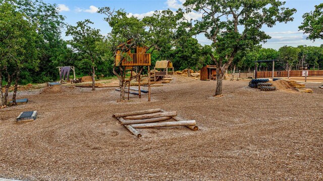 3113 Rock Creek Rd, Mineral Wells, TX 76067 - communal playground featuring fence
