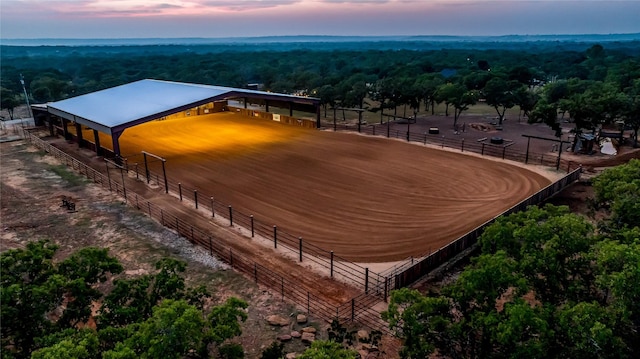 3113 Rock Creek Rd, Mineral Wells, TX 76067 - drone / aerial view featuring a rural view
