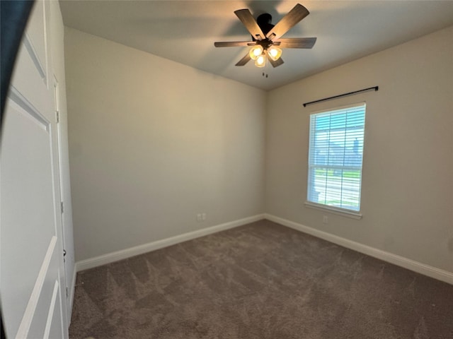 1433 Eagle Nest Dr, Pelican Bay, TX 76020 - spare room with carpet, baseboards, and ceiling fan