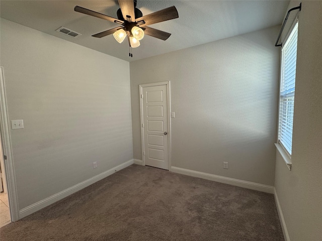 1433 Eagle Nest Dr, Pelican Bay, TX 76020 - carpeted empty room with ceiling fan and baseboards
