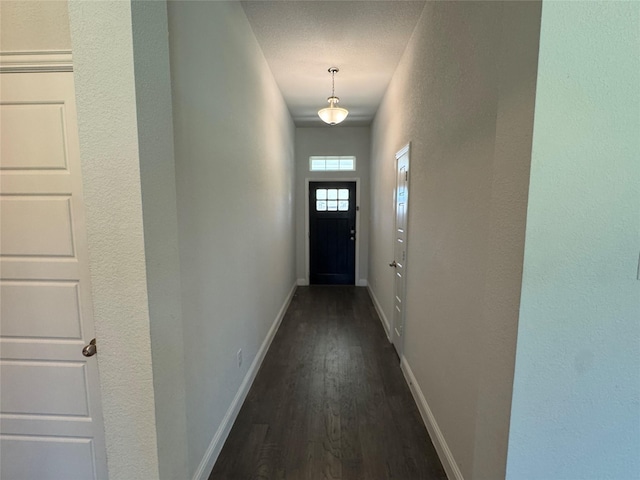 1433 Eagle Nest Dr, Pelican Bay, TX 76020 - entryway featuring dark wood finished floors and baseboards