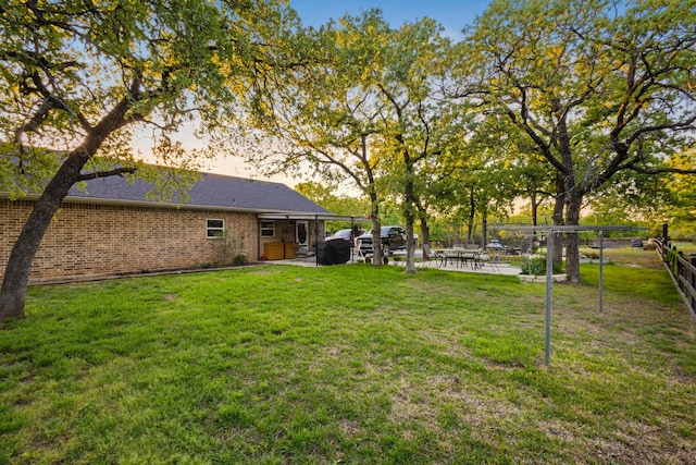 1036 Ten Box Rd, Sunset, TX 76270 - view of yard with fence and a patio