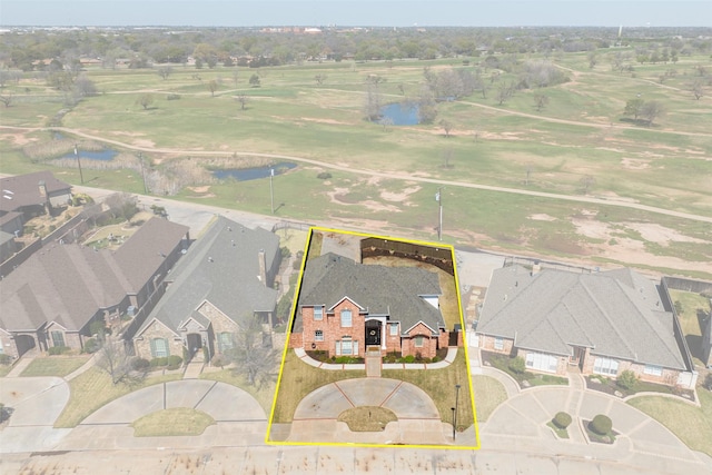 birds eye view of property featuring a residential view