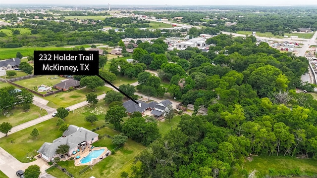 230 Holder Trl, Mckinney, TX 75071 - bird's eye view of a pool