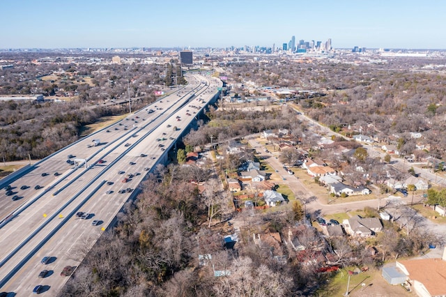 138 Whippoorwill Dr, Dallas, TX 75224 - aerial view of property and surrounding area with a main thoroughfare and nearby urban area