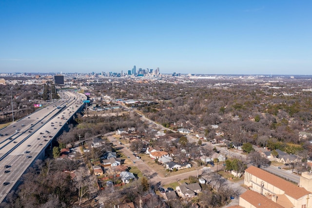 138 Whippoorwill Dr, Dallas, TX 75224 - aerial view of property's location featuring a major roadway and nearby urban area
