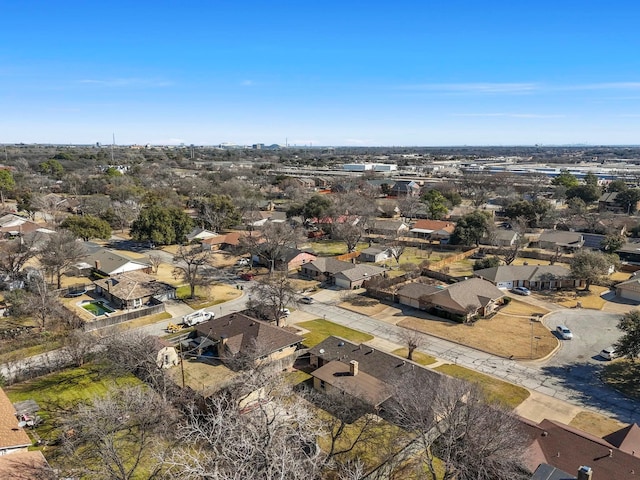 drone / aerial view featuring a residential view