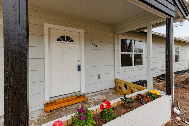 view of property entrance