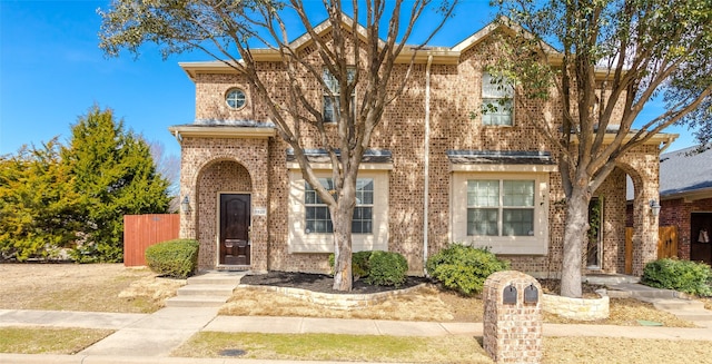 5928 Round Up Ln, Mckinney, TX 75070 - view of front of house featuring brick siding